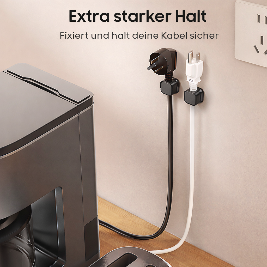 12x Magnetische Kabelhalter Kabelclip Organizer Kabelführung Schreibtisch