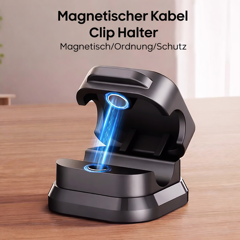 12x Magnetische Kabelhalter Kabelclip Organizer Kabelführung Schreibtisch